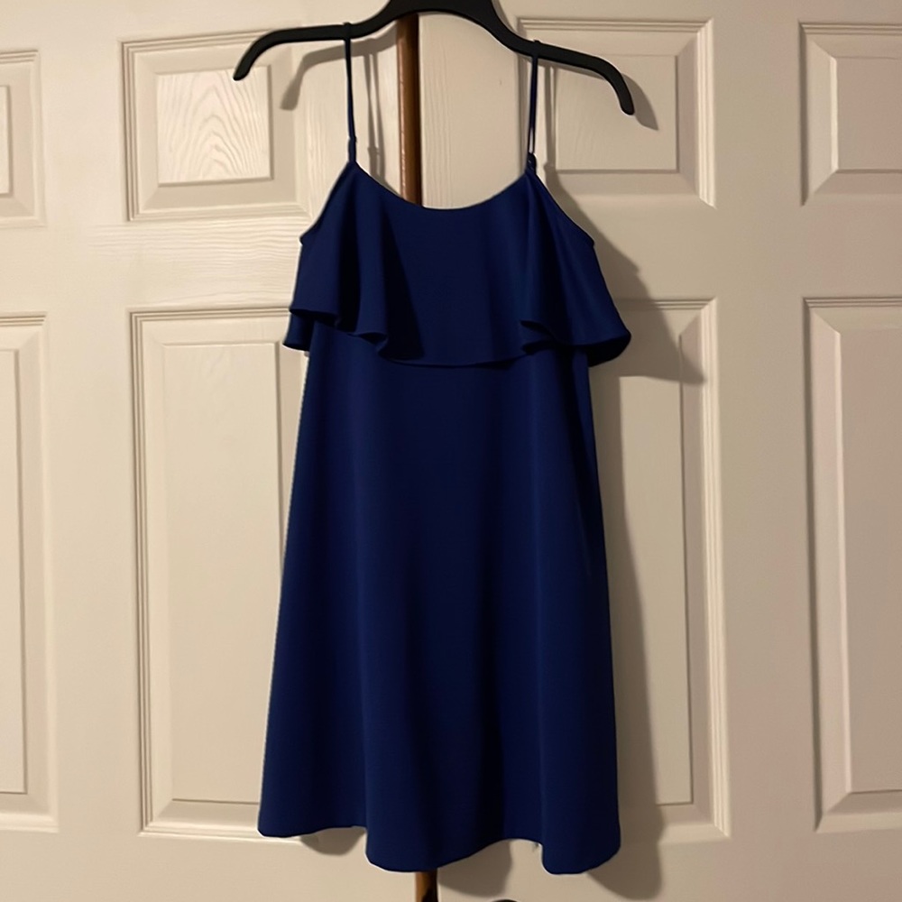 Asos mini dress. Worn only a couple times. Ruffle top